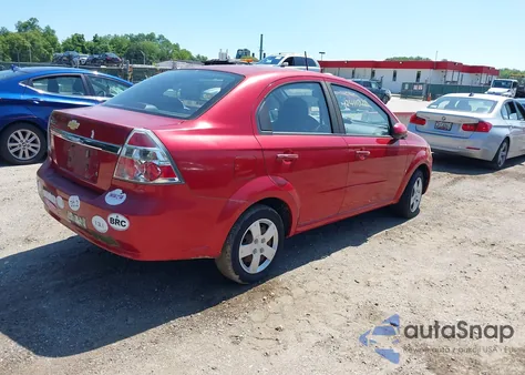 2009 Chevrolet Aveo Lt z USA, uszkodzony, nr VIN KL1TD56E09B343546